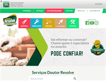 Tablet Screenshot of doutorresolve.com.br
